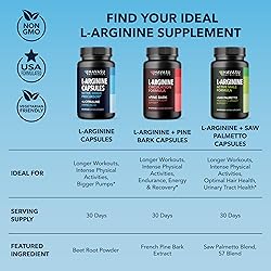 L-Arginine Capsules with L-Citrulline - Nitric