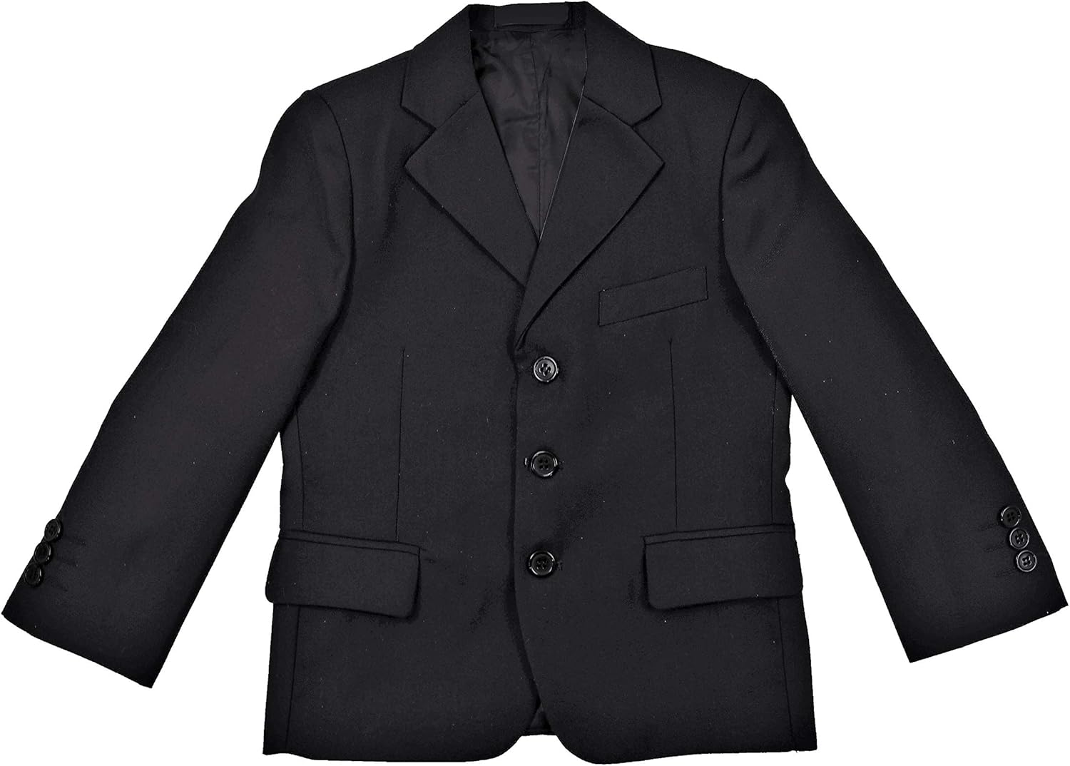 Boys Suit Jacket/Blazer. Slim fit, Classic and Elegant Design and Colors (Black, 4 Years