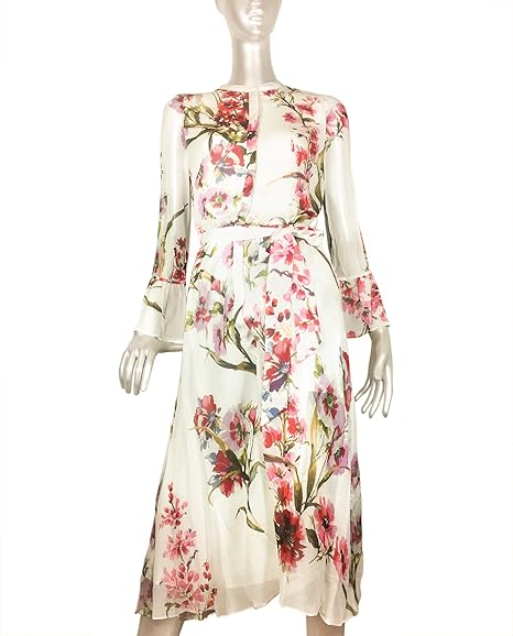 massimo dutti floral print dress