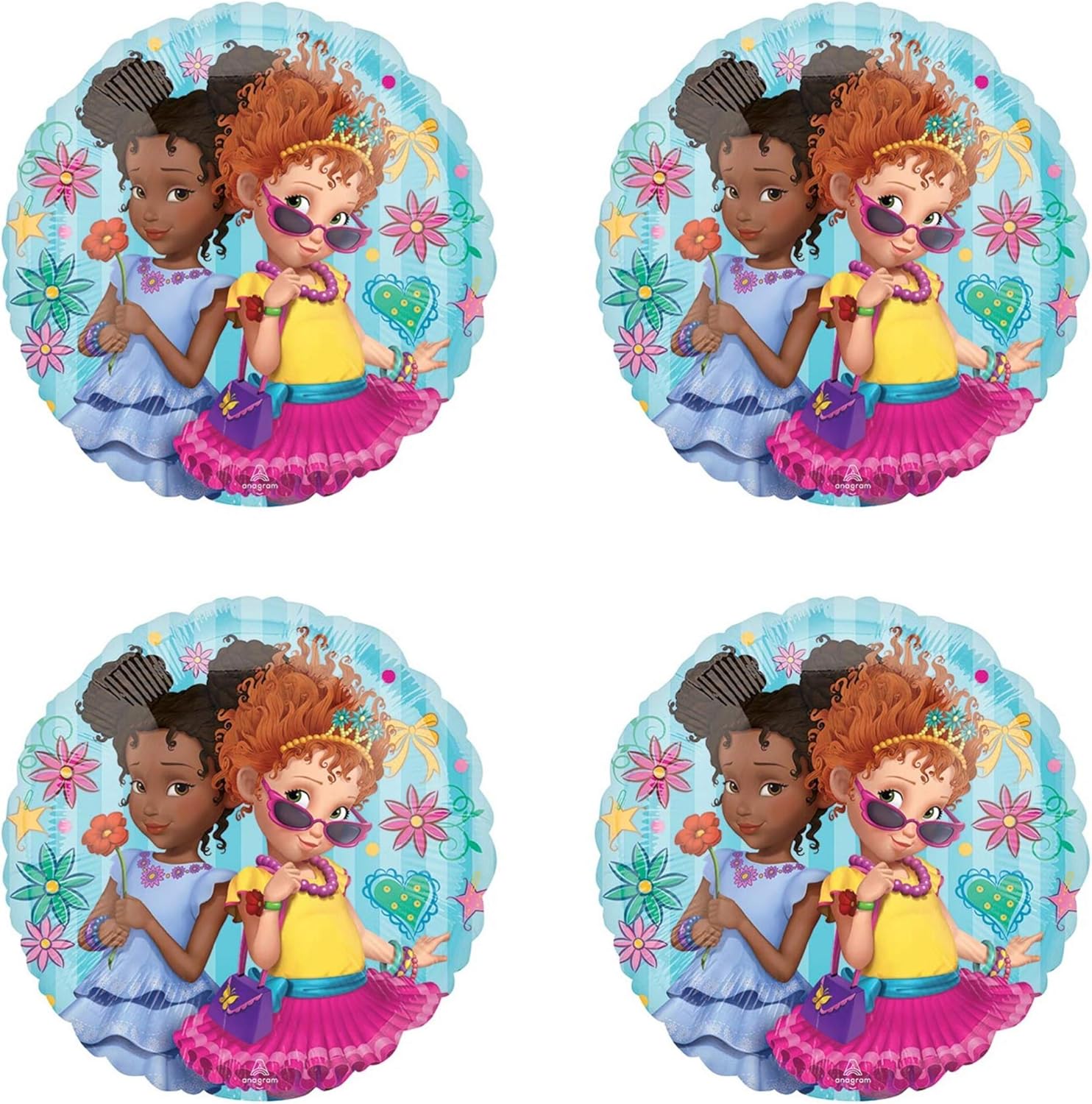 Amazon Com Fancy Nancy Balloon Decoration 4 Pack Birthday Party