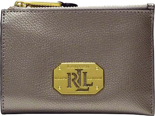 Amazon ローレン ラルフローレン Lauren Ralph Lauren カードケース 定期入れ コインケース 小銭入れ レザー ローレンタン シルバーミンク レディース メンズ アウトレット 並行輸入品 Polo Ralph Lauren ポロラルフローレン 小銭入れ