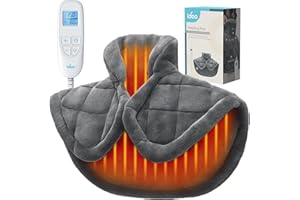 iDOO Neck Heat Warp Pad 21" x 22", Birthday Valentines Day Gifts for Women Men Mom Dad Her Him, Weighted Pad with ETL Certifi