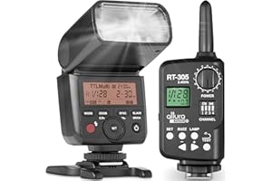 Altura Photo AP-305C Flash for Canon 2.4G E-TTL and Manual Trigger Wireless HSS Camera Flash for Canon EOS R R5 R6 R7 R8 RP 90D 80D 70D SL2 T7I T6 T6I 5D 6D 7D M6 M50