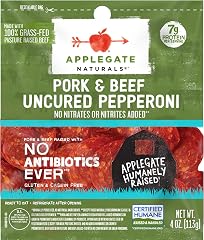 Applegate, Natural Uncured Pork & Beef Pepperoni, 4oz