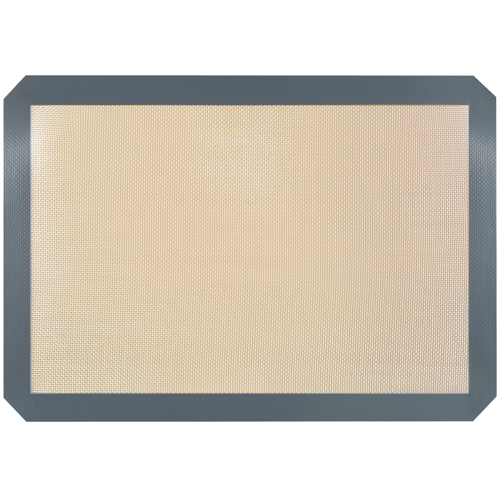 View 1 of  12 Pack Silicone Baking Mat, 16.5" x 11.6" Silicone Cookie Sheets for Baking, Reusable Baking Mat, Non-Stick Reusable, Food Safe, Dark Gray Oven Baking Sheet for Making Cookies Macaroons Bread 