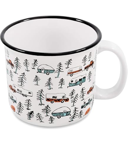 Amazon.com | CASUVEA Camping Gifts for Men Campers, King of the Camper  Coffee Mug, Camper RV Gifts for Birthday Christmas Thanksgiving Father's  Day Boss Day, Camping Mug for RV Owner, Camper RV