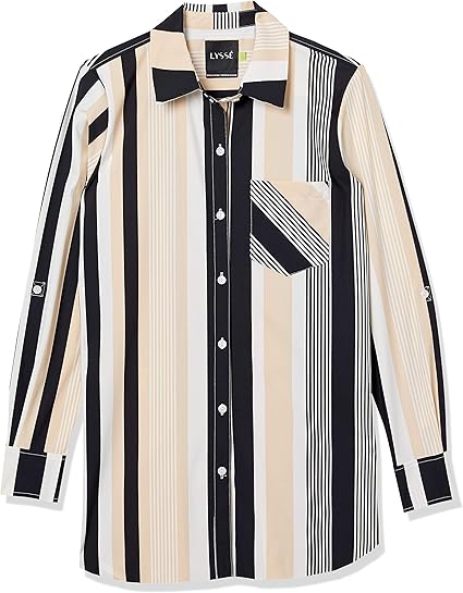 Amazon Lysse レディース ボタンダウンシャツ シャツ ブラウス 通販