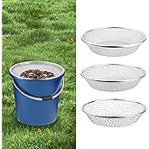 3Pcs Soil, Sand, and Compost Sifter for Gardening – Sieve for Rocks, Dirt, and Organic Material – Fits 5-Gallon Buckets 3 Ape