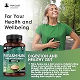 New Leaf Fibre Supplement Psyllium Husk 4000mg Acidophilus 180 cap UK view 3