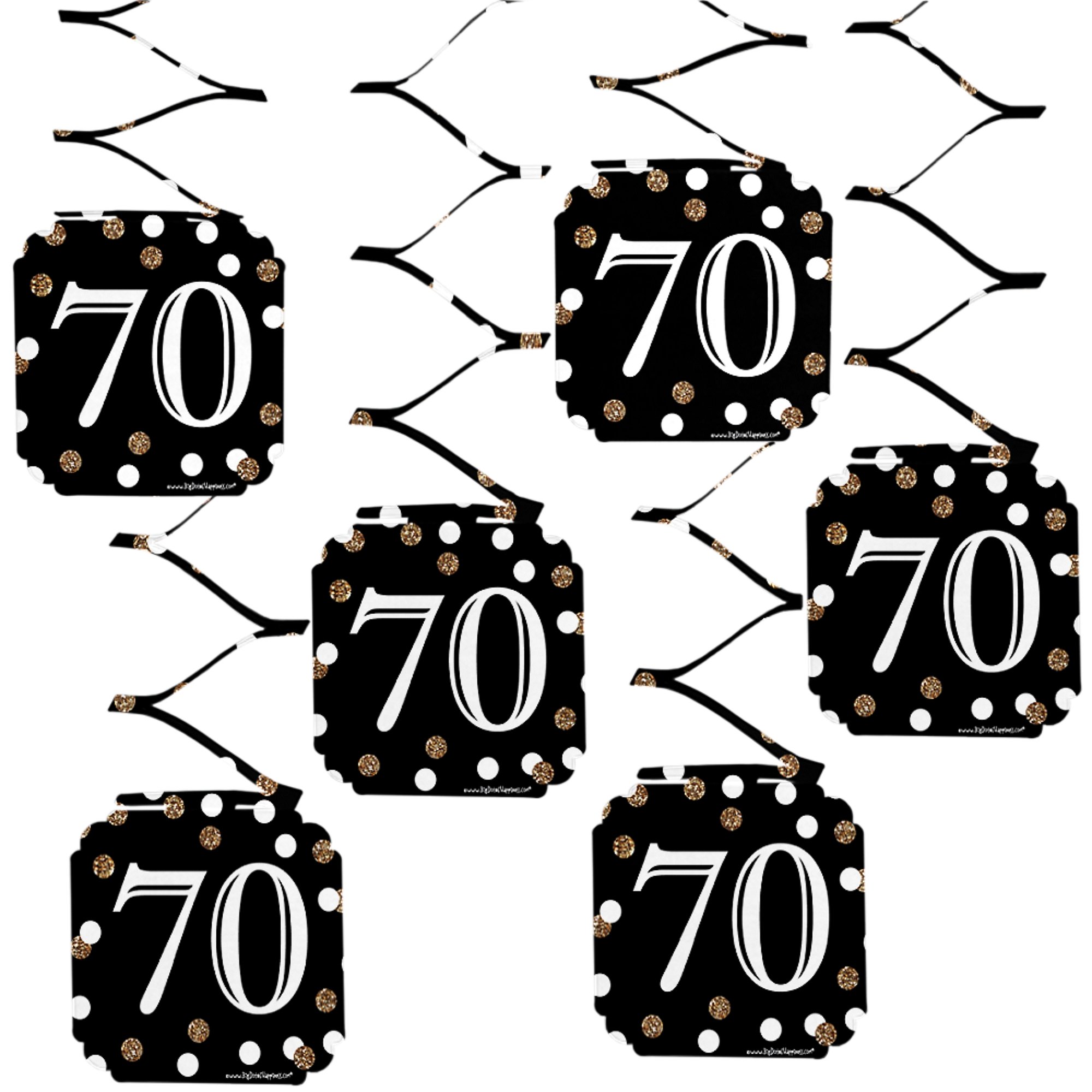 70th BIRTHDAY PARTY DECORATIONS KIT 70th Birthday Party