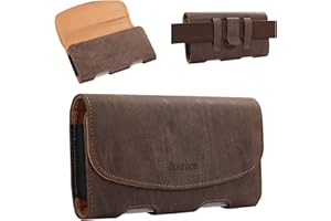 Bourisen Phone Holster Pouch Case Belt Clip Loops Faux Leather For Man For iPhone X max,iPhone11 12 13 14 15 16 Pro Max,14 15