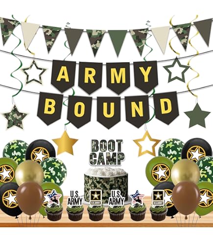 25 Pieces Camouflage Party Decorations Camouflage Photo Booth Props With Sticks Military Hunting Table Decoration Army