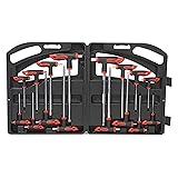 ROTATION 16 Pcs Hex and Torx Wrench Set, T Handle