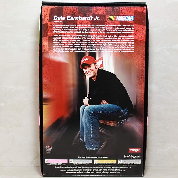 dale earnhardt jr barbie doll