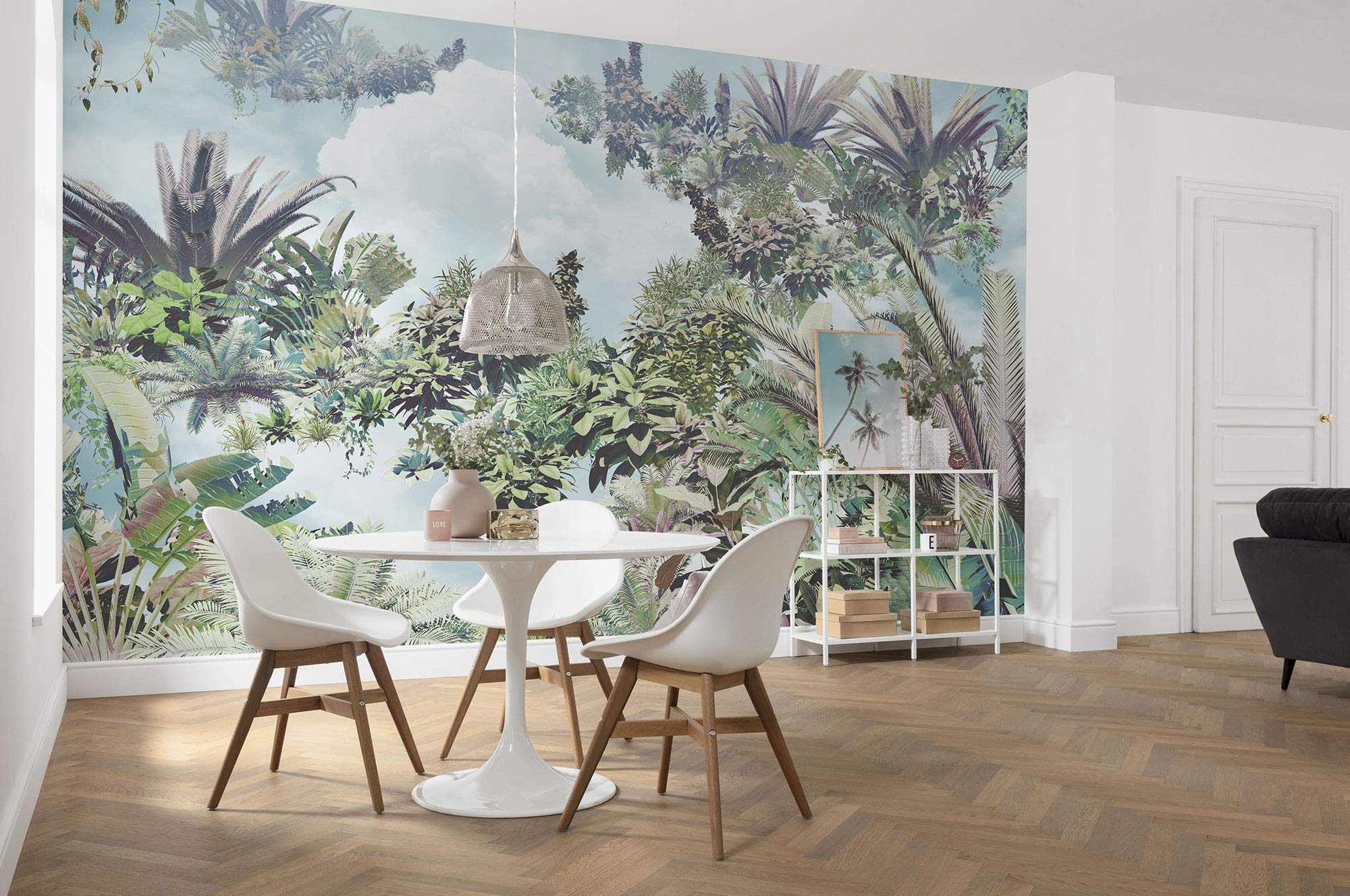 Komar XXL 4-1025 Non-Woven Photo Wallpaper Tropical Heaven Design 4 Sheets Rainforest Design Wallpaper