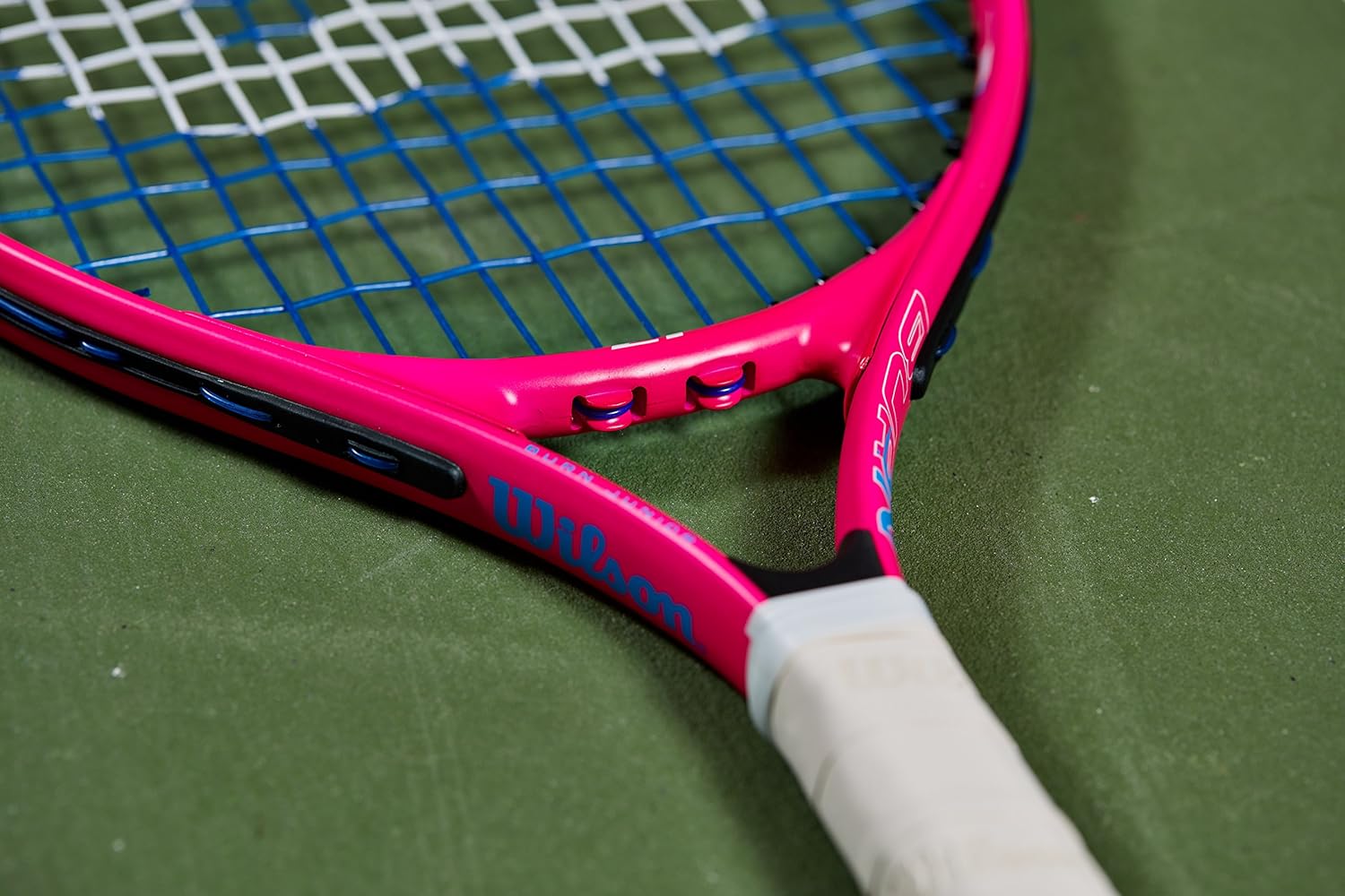 Wilson Junior Burn Pink Tennis Racquet : Sports & Outdoors
