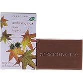 L'Erbolario Perfumed Bar Soap – Gently Scented Body and Hand Soap Bar – Moisturizing and Nourishing with Natural Extracts – Ambraliquida - 3.5 oz