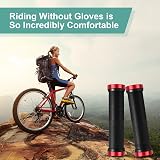 URAQT Bike Handlebar Grips Double Lock Anti-Slip Red view 7