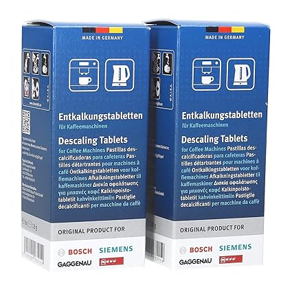 12 Entkalkungstabletten für KAFFEEMASCHINEN von Bosch Siemens Neff Gaggenau Nr.: 310967