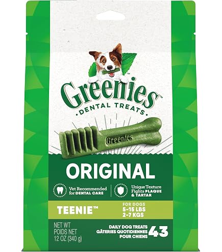 Amazon.com: Greenies Original Regular Natural Dental Care Dog 