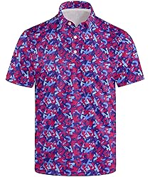 Funny Golf Shirts for Men Crazy Funny Golf Polo