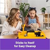 Kinetic Sand Construction Site Folding Sandbox Playset with Crane Truck 907g view 4
