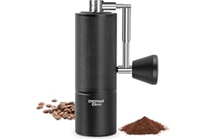TIMEMORE Chestnut C3S PRO Manual Coffee Grinder, Stainless Steel S2C Conical Burr Coffee Grinder, Hand Coffee Grinder with Foldable Handle, Adjustable Grind Setting for Espresso to French Press, Black