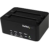 StarTech.com Dual Bay USB 3.0 Duplicator and Eraser Dock for 2.5" & 3.5" SATA SSD HDD - 1:1 Standalone Cloner & Wiper Docking Station (SATDOCK2REU3)