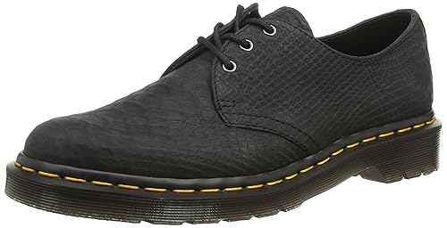 dr martens python black
