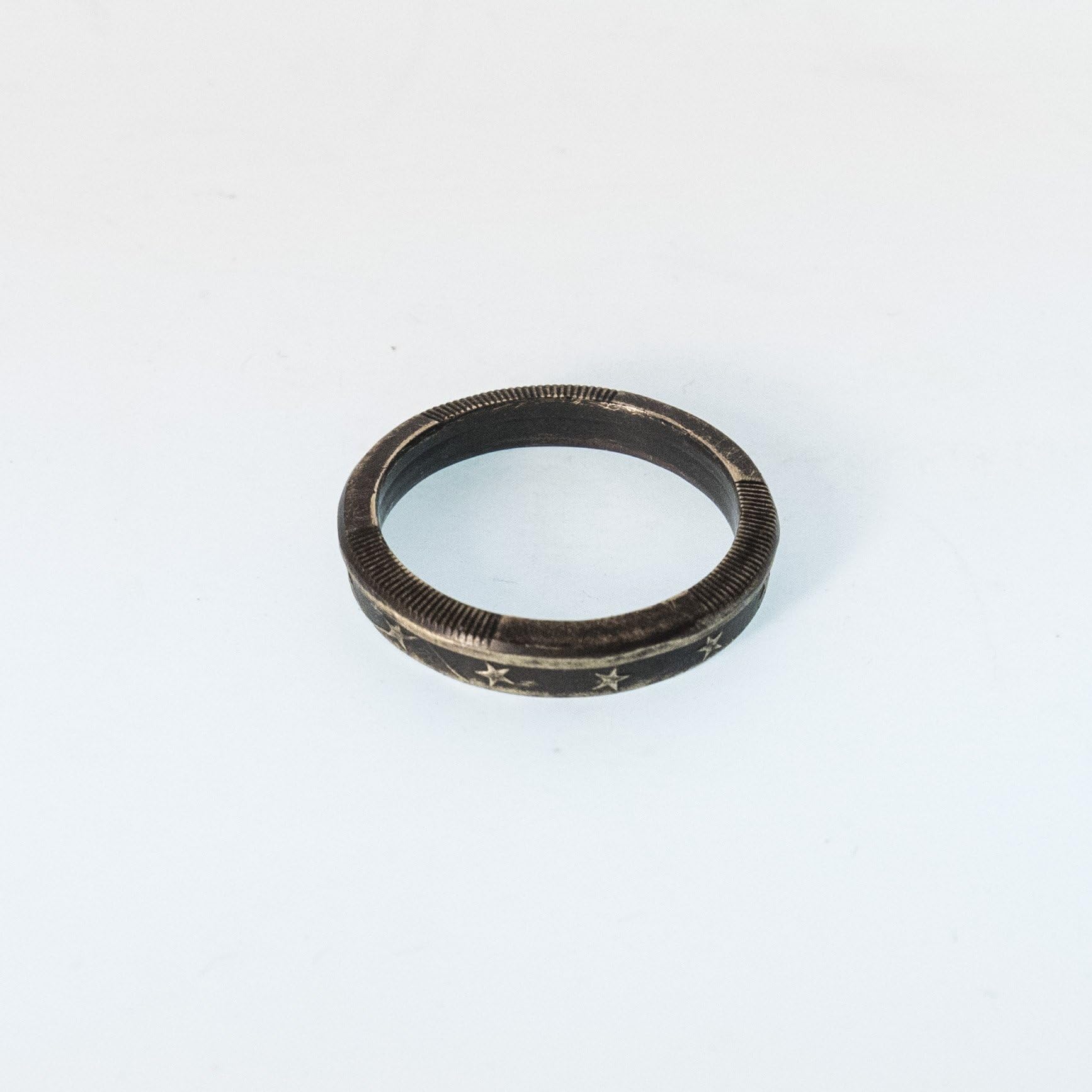 Stars-2 Euro, Coin Ring (size 8.75us)