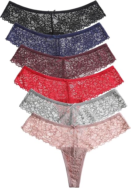 Aijolen Women Lace Thongs Sexy Panties 