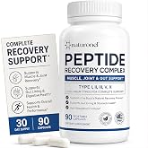 Naturonel Peptide Recovery Formula - Elite 157 Recovery Complex - Collagen Peptides | Collagen Types i, ii, iii, v &amp; x | Connective Tissue &amp; Mobility Support | Made in USA (1)