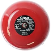 System Sensor SSM24-6 High Decibel Notification Alarm Bell, 24V, 6-Inch, Red