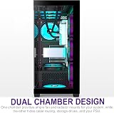 FOIFKIN F3 PC Case ATX Mid-Tower with 3 PWM ARGB Fans Black view 6