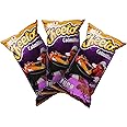 Sabritas Authentic Mexican Chips Large Bag Fresh Mexican Snacks-Cheetos Bolita, Torciditos, Colmillos, Flaming Hot, Crujitos, Churrumais, Ruffles, Rancheritos, Doritos 3-Pack (Cheetos Colmillos)