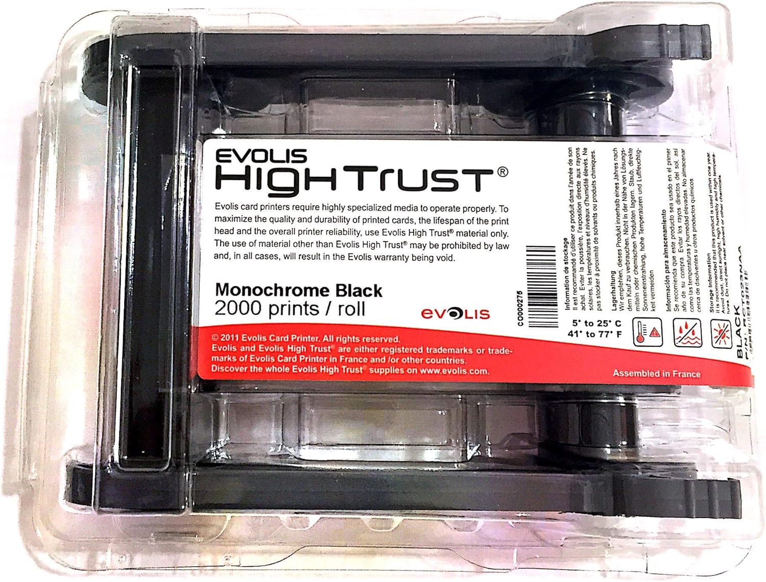 evolis printer ribbon
