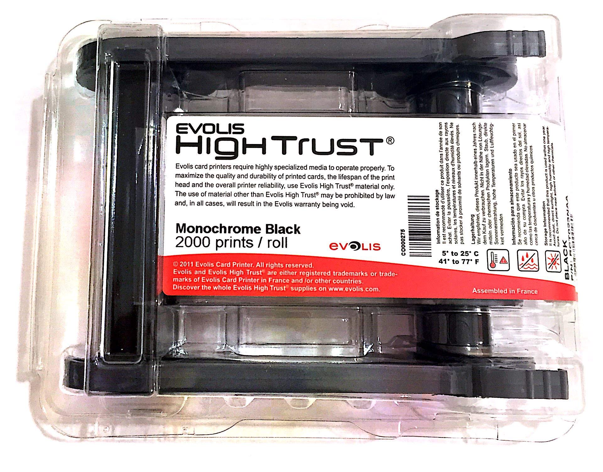 Evolis RCT023NAA Black Print Tape