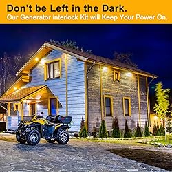 QYZZRS 2Set Generator Interlock Kit Compatible with