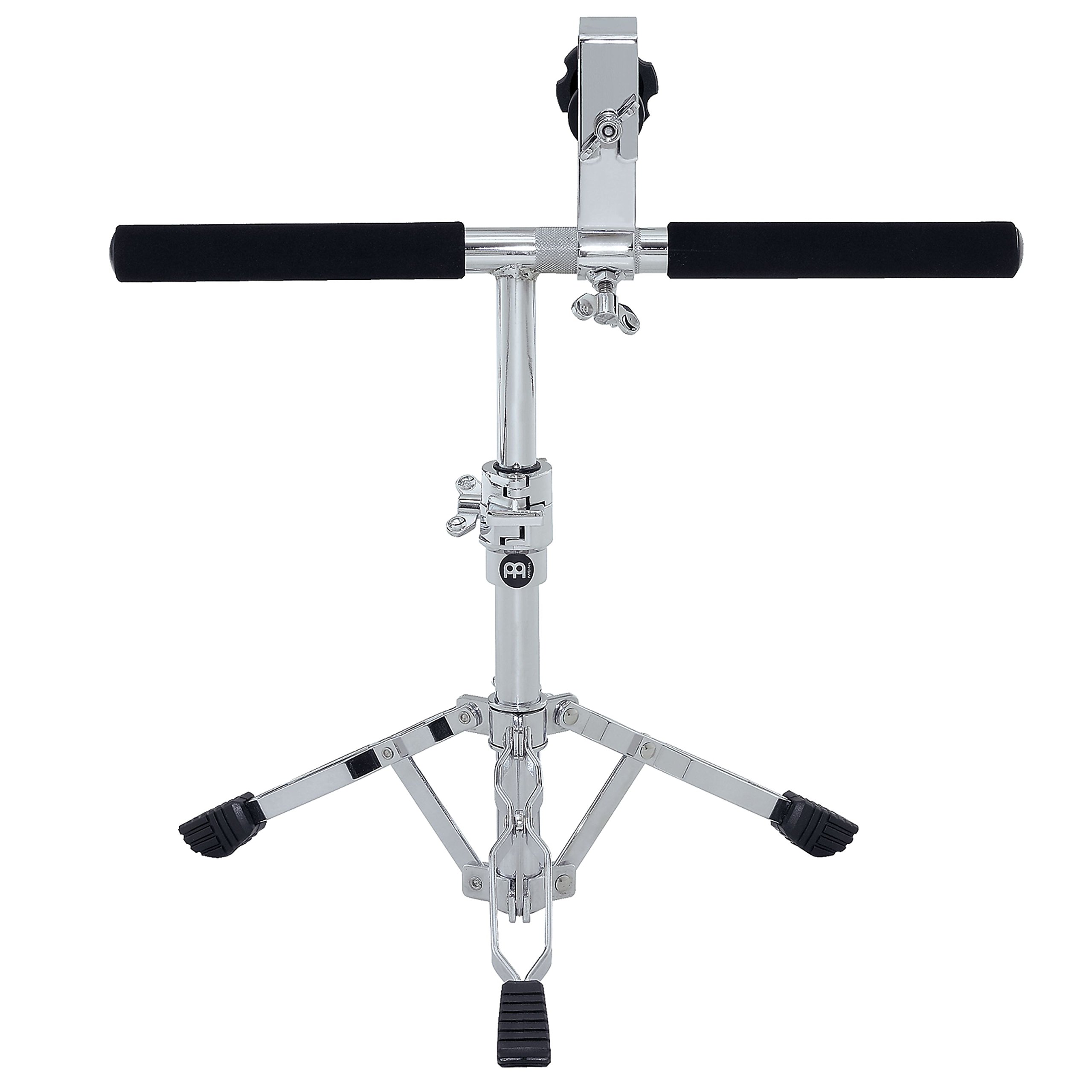 Meinl Percussion Professional Bongo Stand - Double Stand for Seated Play of Two Bongos - Steel, Chrome (TMB-S)
