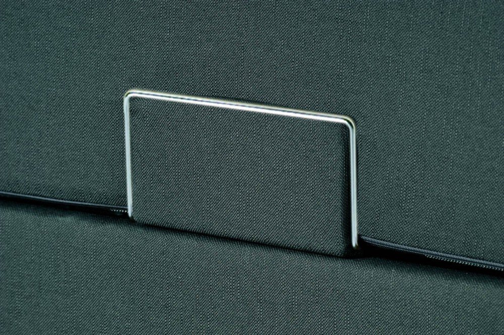 Tempur Mattress Holder Set D for Freestanding System Frame, Metal, Chrome, One Size