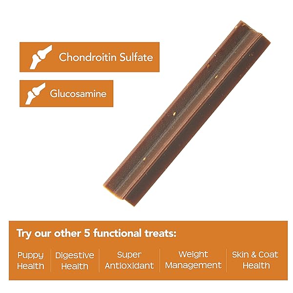 GET NAKED GRAIN FREE 1 POUCH 6.6 OZ JOINT HEALTH DENTAL CHEW STICKS, LARGE
