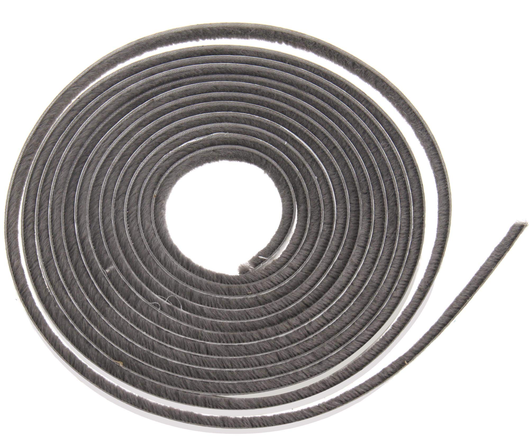 YINETTECH 5M Door Window Frame Draught Excluder Brush Pile Stormguard Seal Weather Strip