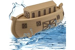 Noah's Ark 6 inch Floating Bath Boat from TUBTASTIC, pretend play, cake topper, bible, baby shower