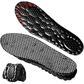 4D Cloud-Soft Comfort Soles for Men - Memory Foam Steppers Insoles with Fresh-Tech Fabric - Arch Support Trim to Fit Insoles for Enhanced Foot Comfort and Fatigue Relief (US M 7.5-10.5)