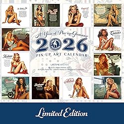 PinUp Calendar 2026, XL Premium Retro Pin-Up
