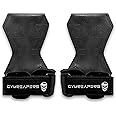 Gymreapers Weight Lifting Grips (Pair) for Heavy Powerlifting, Deadlifts, Rows, Pull Ups, with Neoprene Padded Wrist Wraps Support and Strong Rubber Gloves or Straps for Bodybuilding