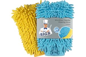 MR.SIGA Microfiber Chenille Cleaning Glove