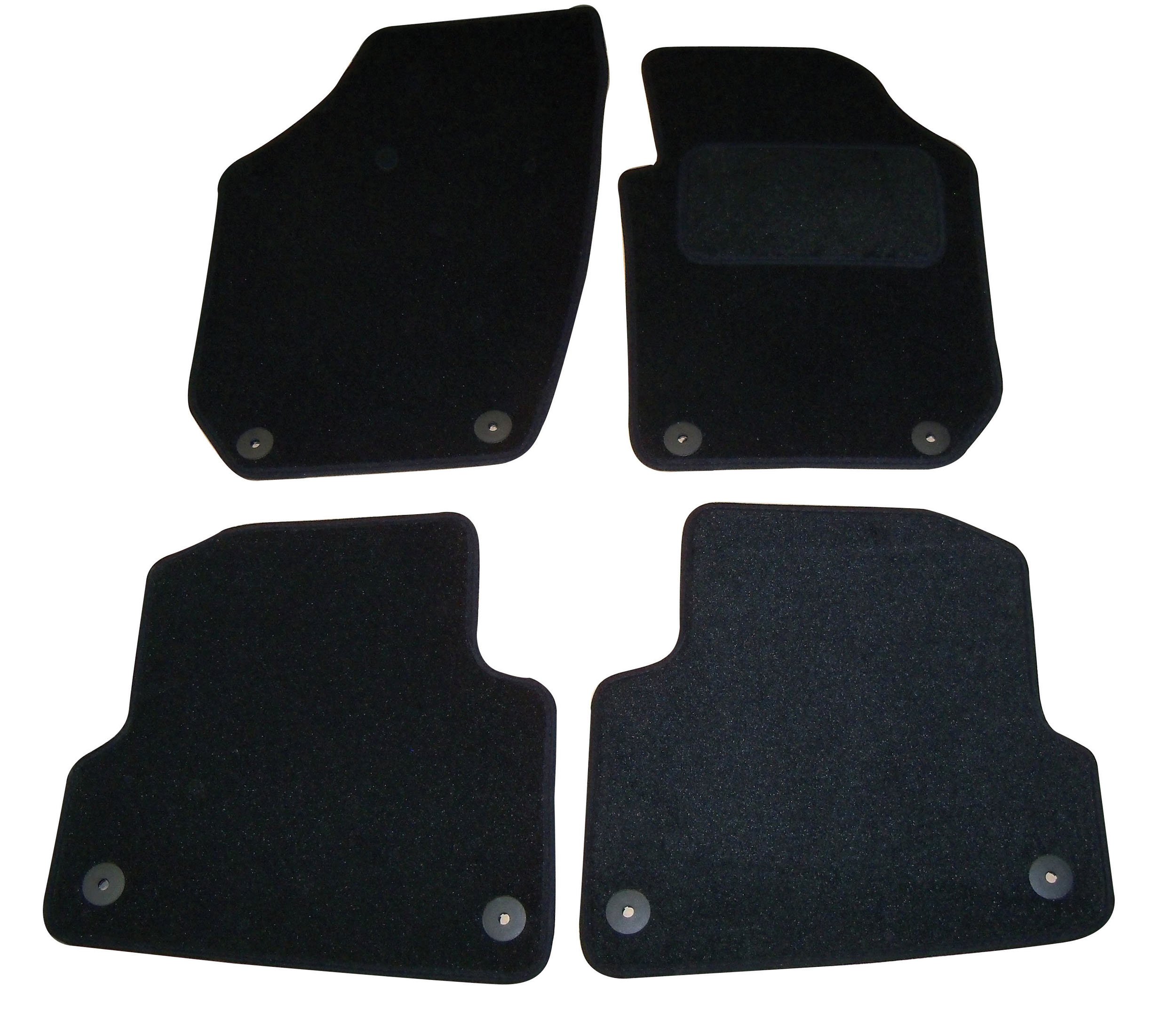 Sakura Car Mats for Skoda Fabia Fits 2007 to 2011 Models - Black