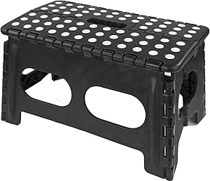 Home Basics Step Stool, Black