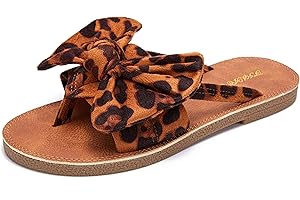 FISACE Womens Slip On Flip Flops Ring Toe Strappy Summer Gladiator Flat Sandals